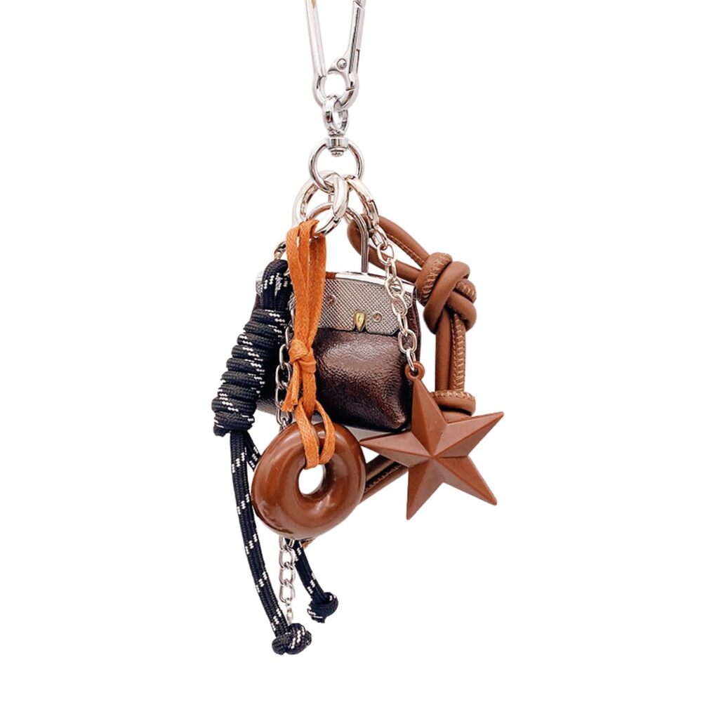 8682 Y2k Purse Charms for Handbags Cute Bag Coquette Key Fob Sparkling